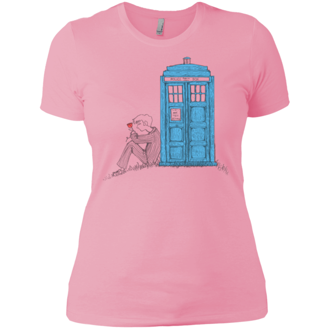 T-Shirts Light Pink / X-Small Rose Women's Premium T-Shirt