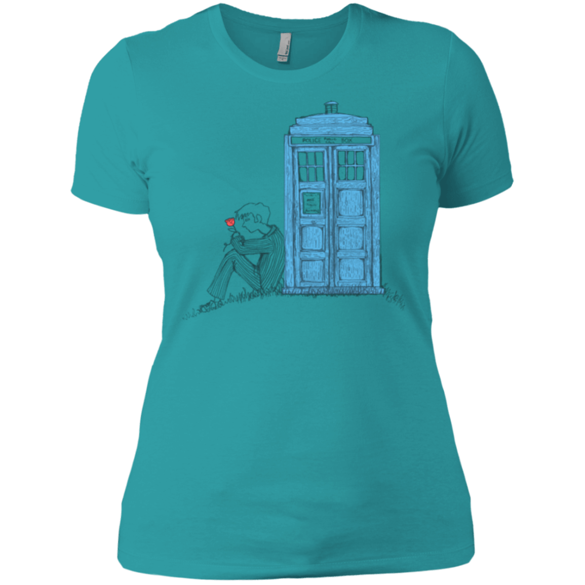 T-Shirts Tahiti Blue / X-Small Rose Women's Premium T-Shirt