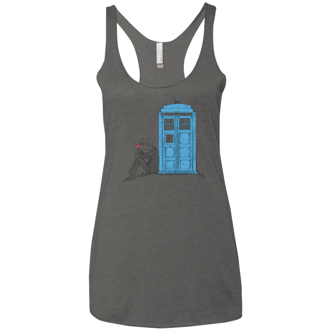 T-Shirts Premium Heather / X-Small Rose Women's Triblend Racerback Tank