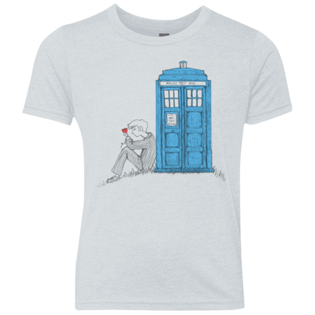 T-Shirts Heather White / YXS Rose Youth Triblend T-Shirt