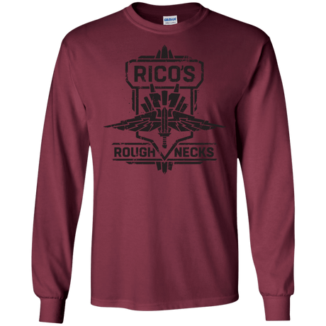 T-Shirts Maroon / S Roughnecks Men's Long Sleeve T-Shirt