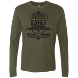 T-Shirts Military Green / S Roughnecks Men's Premium Long Sleeve