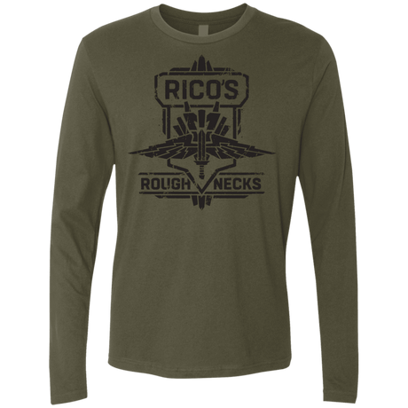 T-Shirts Military Green / S Roughnecks Men's Premium Long Sleeve