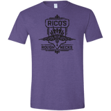 T-Shirts Heather Purple / S Roughnecks Men's Semi-Fitted Softstyle
