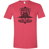 T-Shirts Heather Red / S Roughnecks Men's Semi-Fitted Softstyle