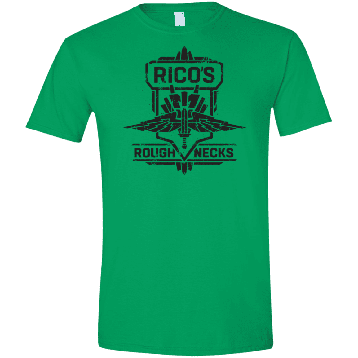 T-Shirts Irish Green / S Roughnecks Men's Semi-Fitted Softstyle