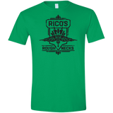 T-Shirts Irish Green / S Roughnecks Men's Semi-Fitted Softstyle