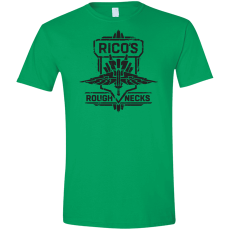 T-Shirts Irish Green / S Roughnecks Men's Semi-Fitted Softstyle