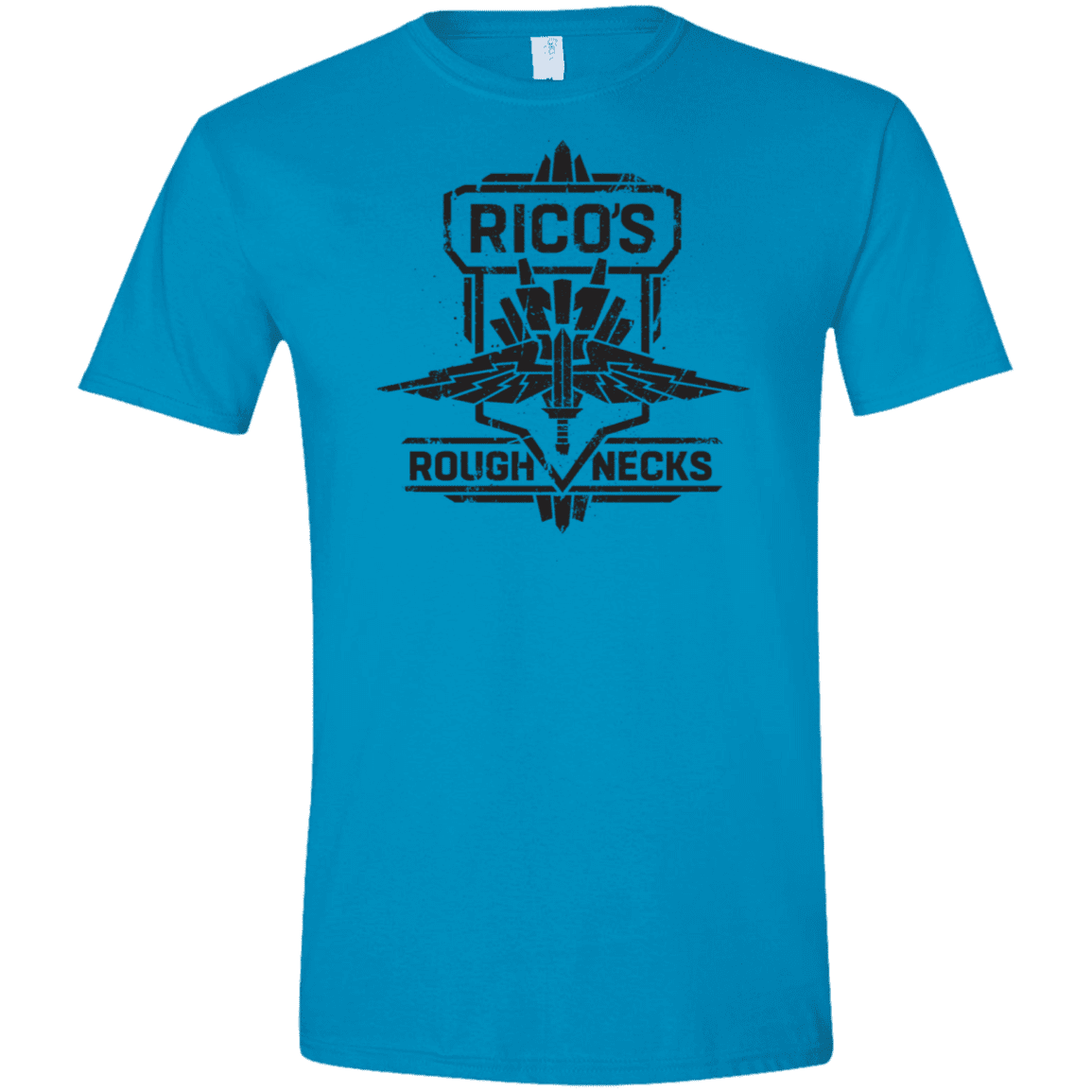 T-Shirts Sapphire / S Roughnecks Men's Semi-Fitted Softstyle