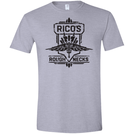 T-Shirts Sport Grey / X-Small Roughnecks Men's Semi-Fitted Softstyle