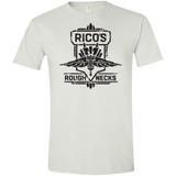 T-Shirts White / X-Small Roughnecks Men's Semi-Fitted Softstyle