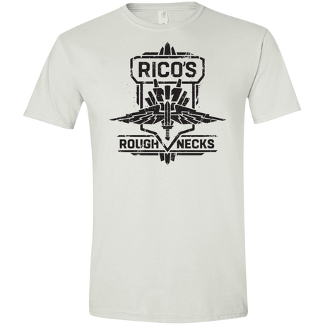 T-Shirts White / X-Small Roughnecks Men's Semi-Fitted Softstyle