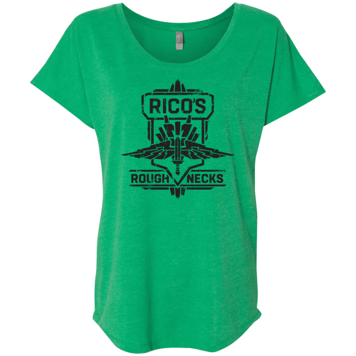 T-Shirts Envy / X-Small Roughnecks Triblend Dolman Sleeve