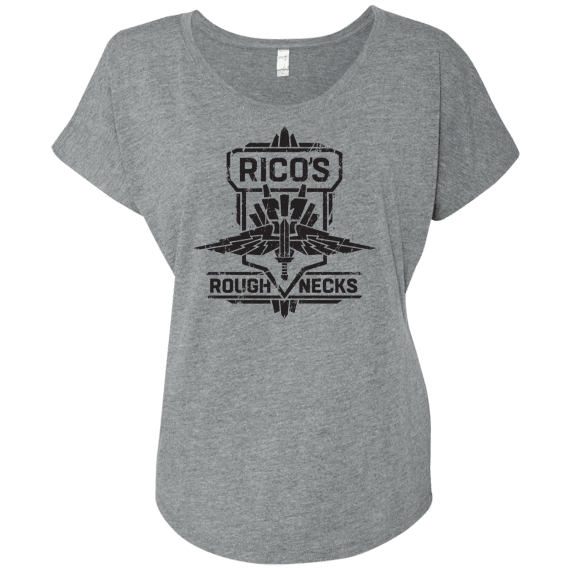 T-Shirts Premium Heather / X-Small Roughnecks Triblend Dolman Sleeve