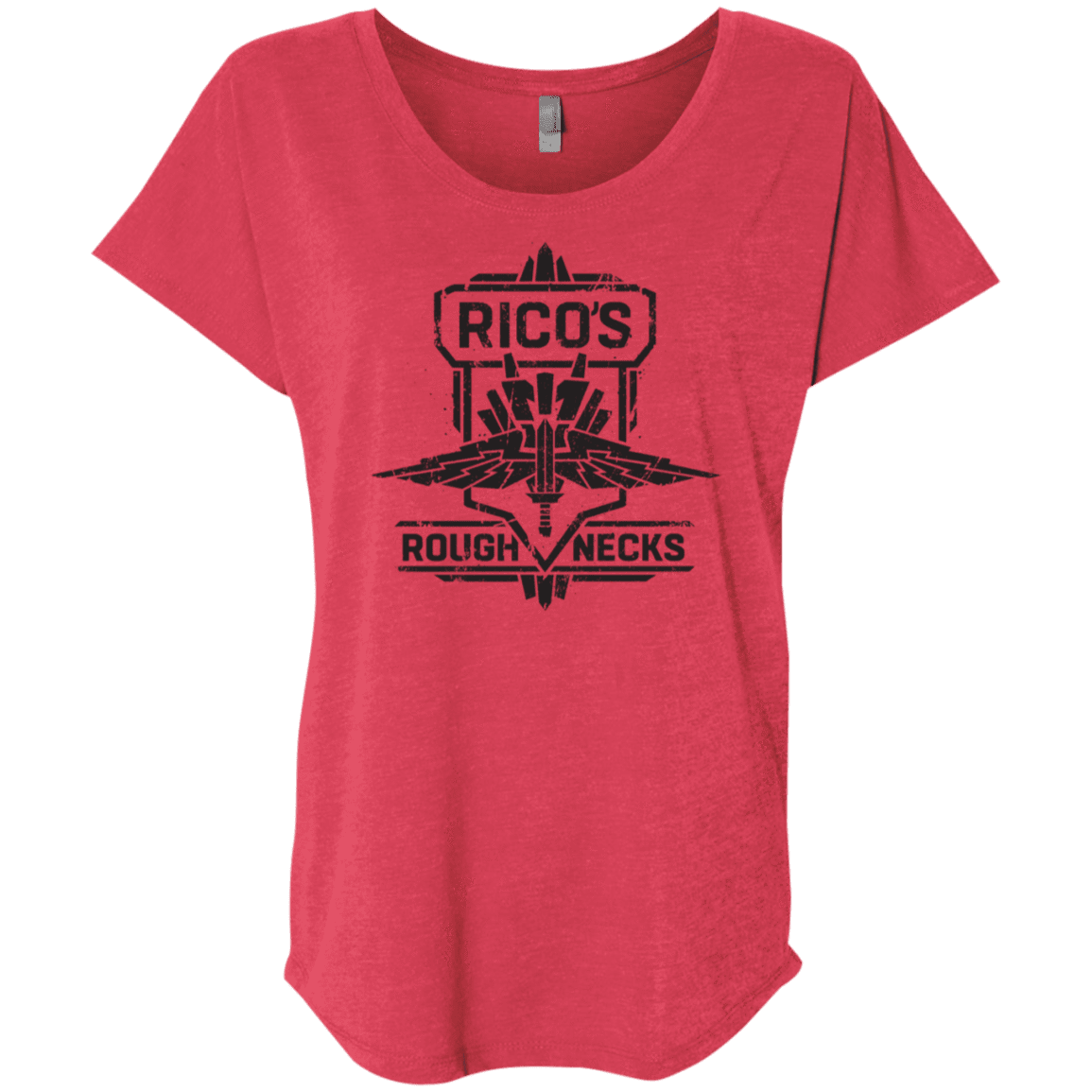 T-Shirts Vintage Red / X-Small Roughnecks Triblend Dolman Sleeve