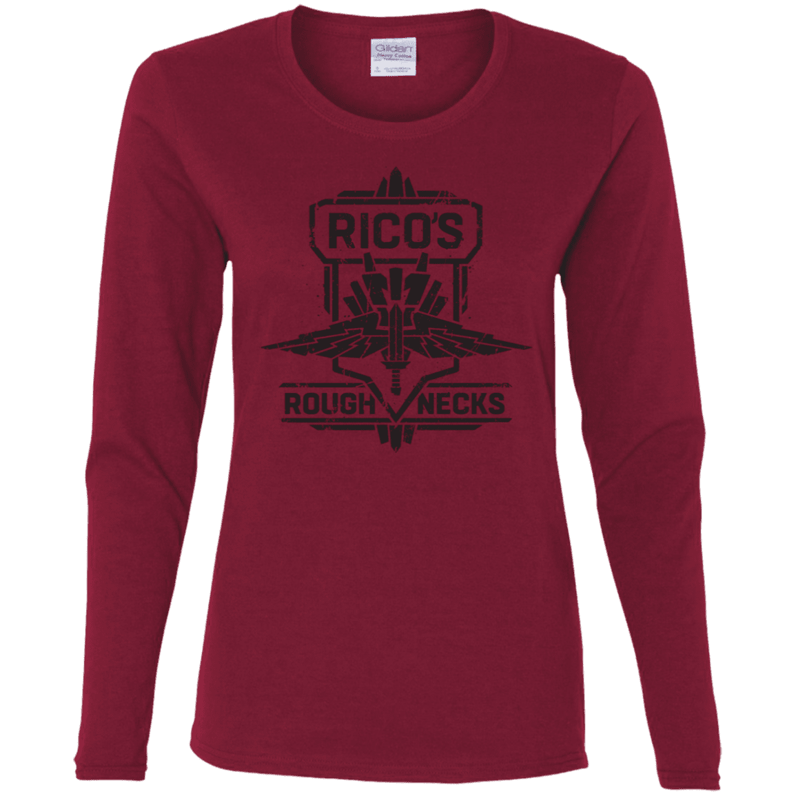 T-Shirts Cardinal / S Roughnecks Women's Long Sleeve T-Shirt