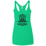 T-Shirts Envy / X-Small Roughnecks Women's Triblend Racerback Tank