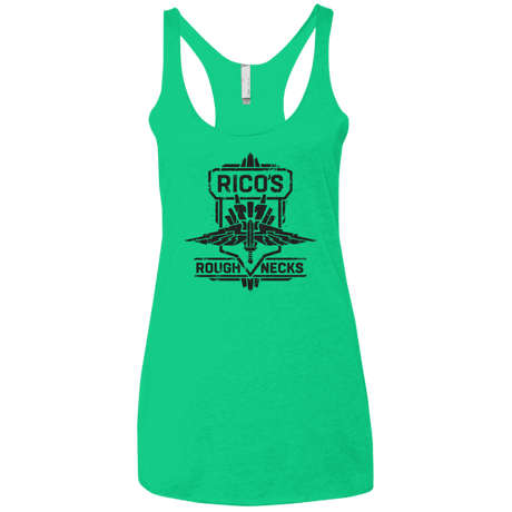 T-Shirts Envy / X-Small Roughnecks Women's Triblend Racerback Tank