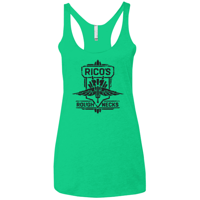 T-Shirts Envy / X-Small Roughnecks Women's Triblend Racerback Tank