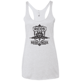 T-Shirts Heather White / X-Small Roughnecks Women's Triblend Racerback Tank