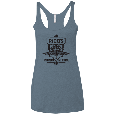 T-Shirts Indigo / X-Small Roughnecks Women's Triblend Racerback Tank