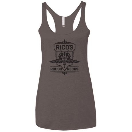 T-Shirts Macchiato / X-Small Roughnecks Women's Triblend Racerback Tank