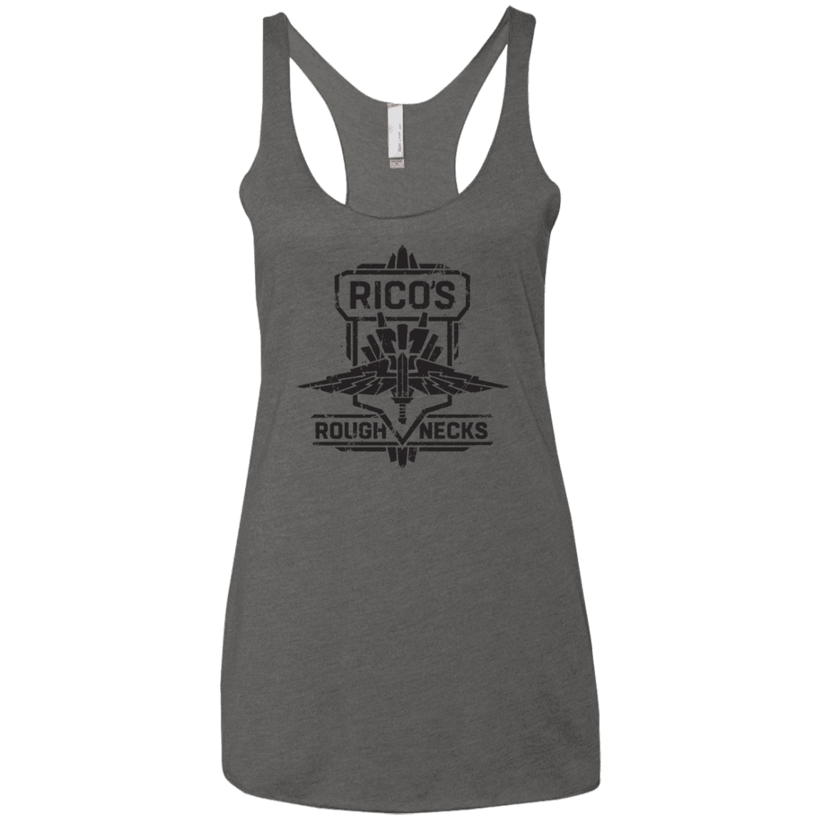 T-Shirts Premium Heather / X-Small Roughnecks Women's Triblend Racerback Tank