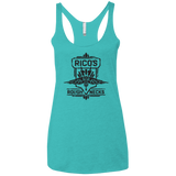 T-Shirts Tahiti Blue / X-Small Roughnecks Women's Triblend Racerback Tank