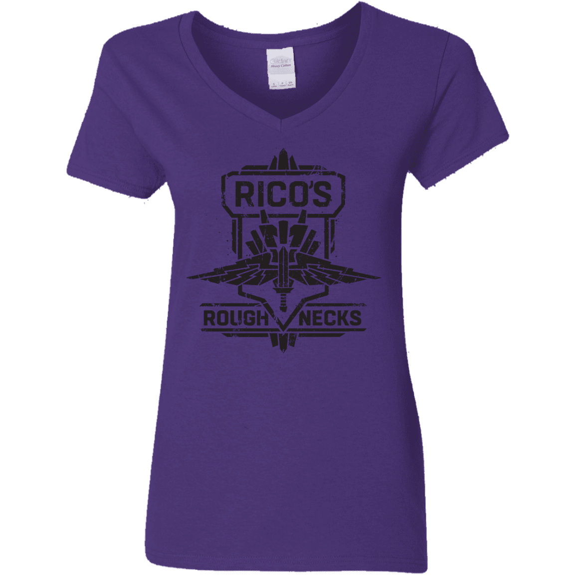 T-Shirts Purple / S Roughnecks Women's V-Neck T-Shirt