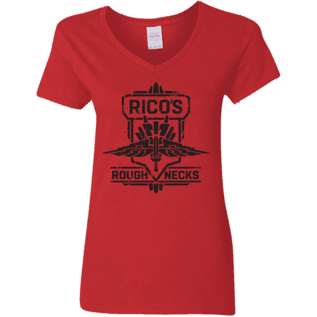 T-Shirts Red / S Roughnecks Women's V-Neck T-Shirt