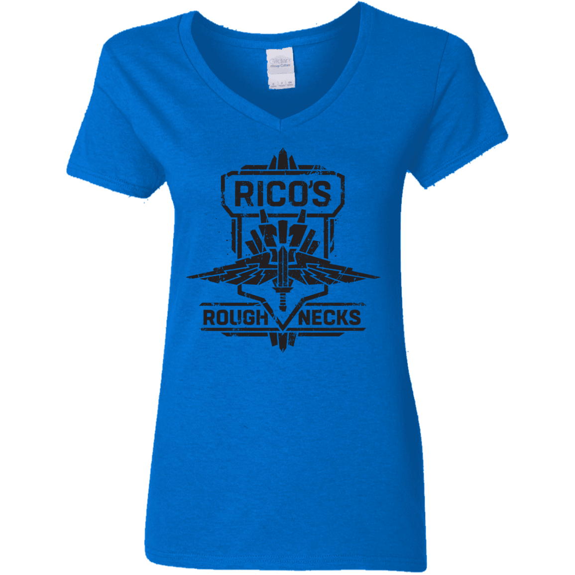 T-Shirts Royal / S Roughnecks Women's V-Neck T-Shirt