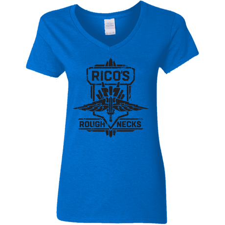 T-Shirts Royal / S Roughnecks Women's V-Neck T-Shirt