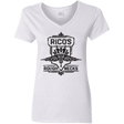 T-Shirts White / S Roughnecks Women's V-Neck T-Shirt