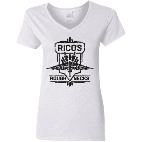 T-Shirts White / S Roughnecks Women's V-Neck T-Shirt