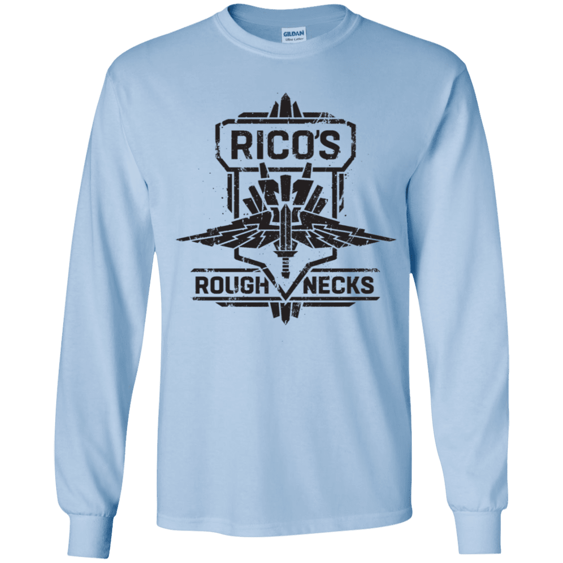 T-Shirts Light Blue / YS Roughnecks Youth Long Sleeve T-Shirt