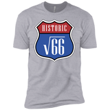 T-Shirts Heather Grey / YXS Route v66 Boys Premium T-Shirt