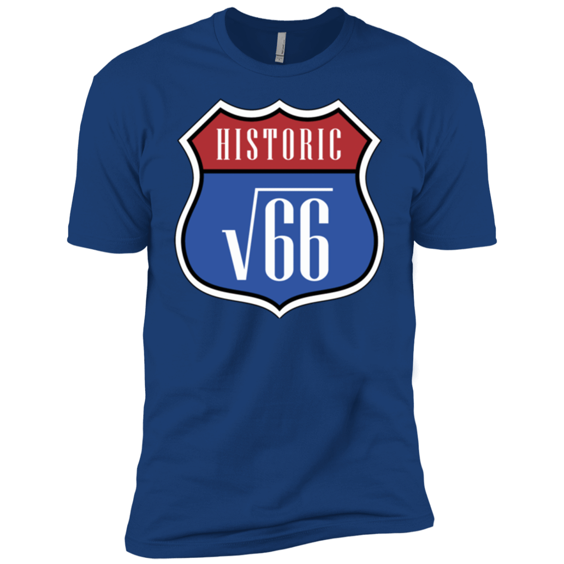 T-Shirts Royal / YXS Route v66 Boys Premium T-Shirt