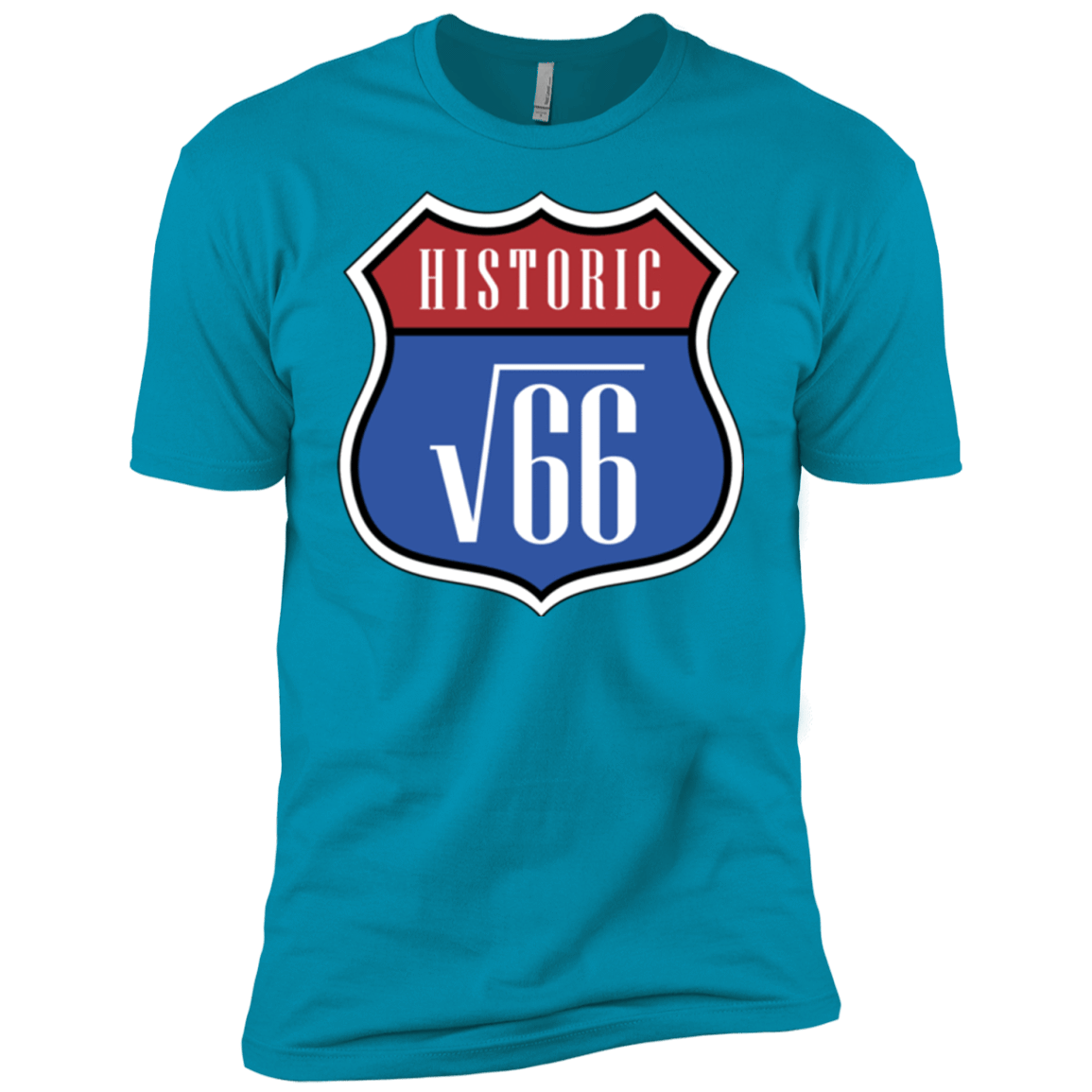 T-Shirts Turquoise / YXS Route v66 Boys Premium T-Shirt