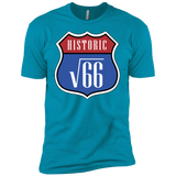 T-Shirts Turquoise / YXS Route v66 Boys Premium T-Shirt