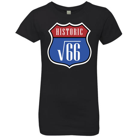 T-Shirts Black / YXS Route v66 Girls Premium T-Shirt