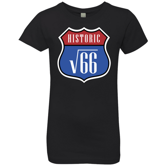T-Shirts Black / YXS Route v66 Girls Premium T-Shirt