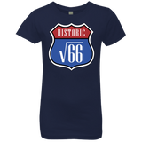 T-Shirts Midnight Navy / YXS Route v66 Girls Premium T-Shirt