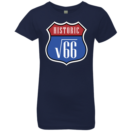 T-Shirts Midnight Navy / YXS Route v66 Girls Premium T-Shirt