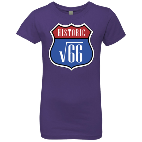 T-Shirts Purple Rush / YXS Route v66 Girls Premium T-Shirt
