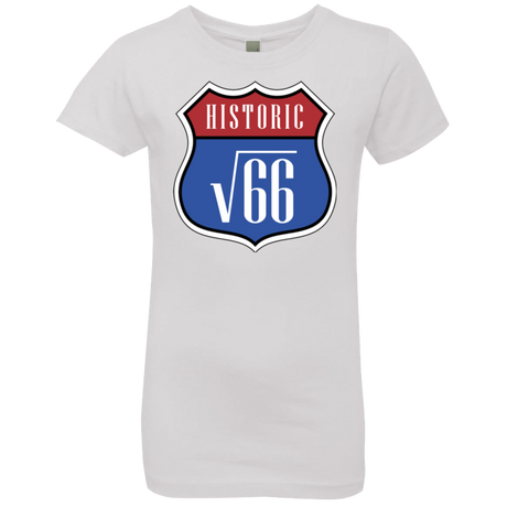 T-Shirts White / YXS Route v66 Girls Premium T-Shirt