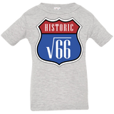 T-Shirts Heather / 6 Months Route v66 Infant PremiumT-Shirt
