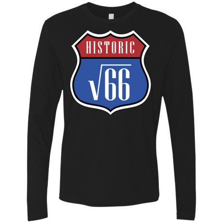 T-Shirts Black / Small Route v66 Men's Premium Long Sleeve
