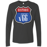T-Shirts Heavy Metal / Small Route v66 Men's Premium Long Sleeve