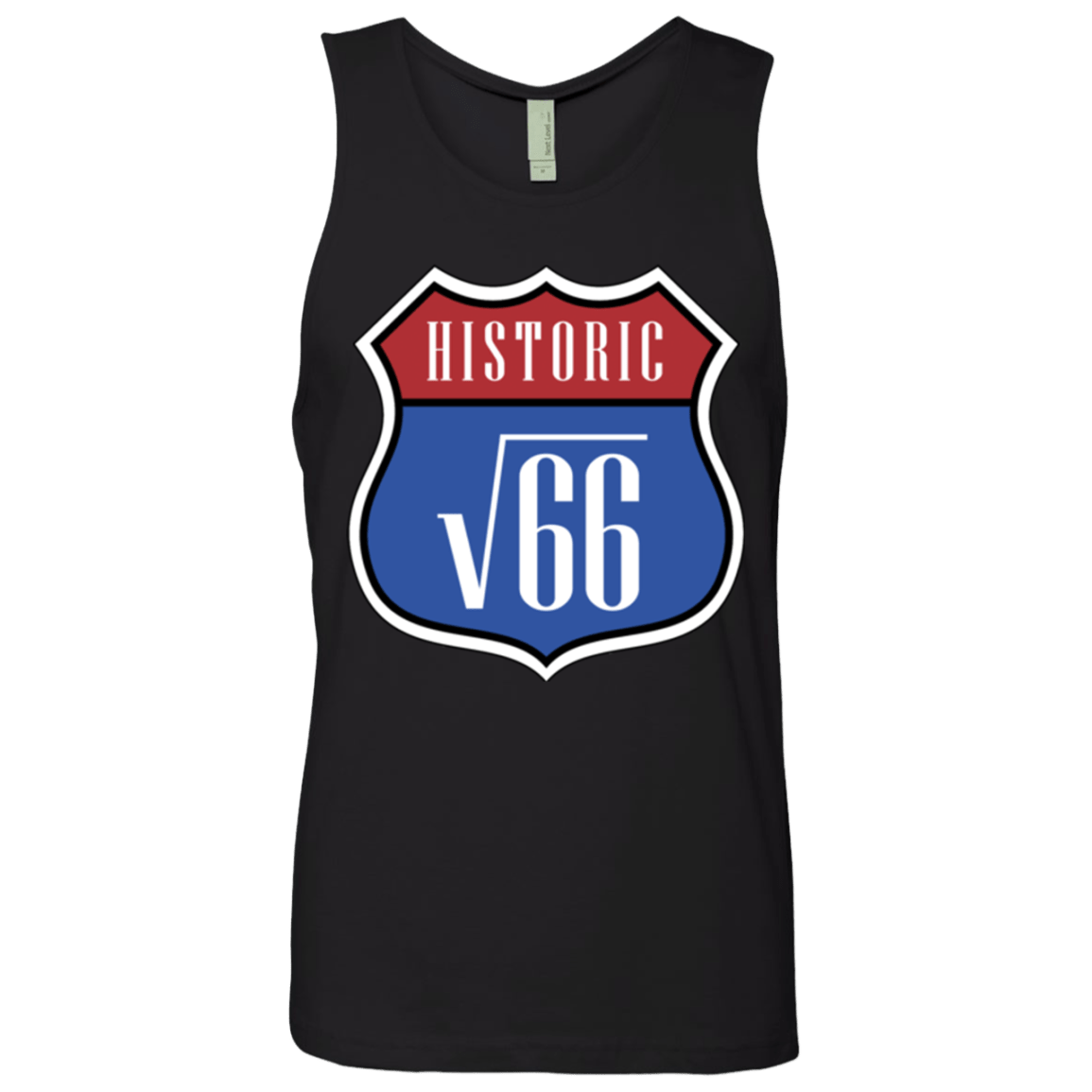 T-Shirts Black / Small Route v66 Men's Premium Tank Top