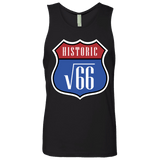 T-Shirts Black / Small Route v66 Men's Premium Tank Top